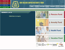 Tablet Screenshot of carpentersfund.org
